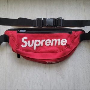 Supreme Bold Red Belt Bag
